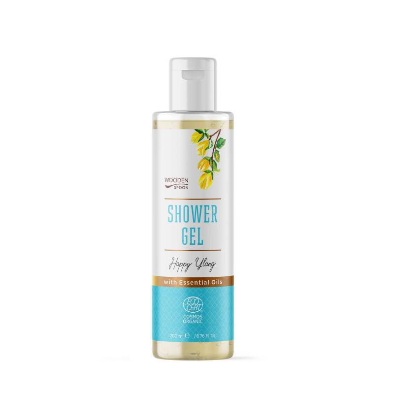 Gel de dus cu portocala si ylang-ylang, Happy Ylang, eco-bio, 200