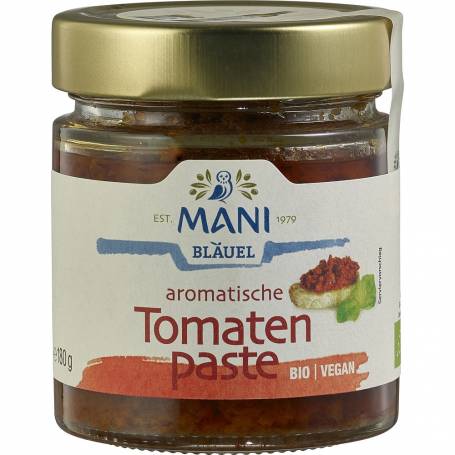 Pasta de tomate aromatizata, eco-bio, 180 g, Mani