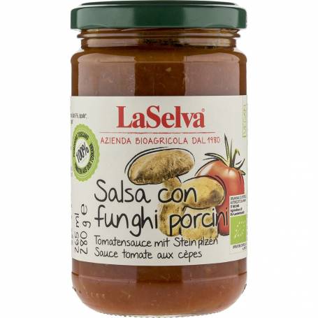 Sos de rosii cu hribi, eco-bio, 280 g, LaSelva