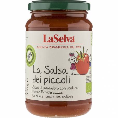 Sos de rosii pentru copii, eco-bio, 340 g,  LaSelva