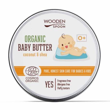 Unt de corp pentru bebelusi, eco-bio, 100 ml, Wooden Spoon