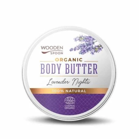 Unt de corp, Lavender Nights, eco-bio, 100 ml, Wooden Spoon