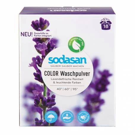 Detergent pudra pentru rufe colorate, 1 kg, Sodasan