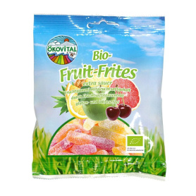 Jeleuri acrisoare din fructe, fara lactoza si gluten, eco-bio, 80 g, Okovital