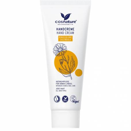 Crema de maini cu galbenele, eco-bio, 75 ml, Cosnature