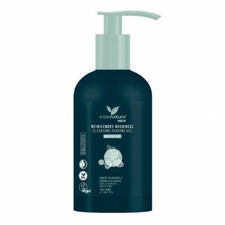 Gel de ras cu hamei pentru barbati, eco-bio, 200 ml, Cosnature