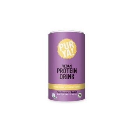 Vegan Protein Drink banana-baobab eco-bio 550g - Pur Ya!