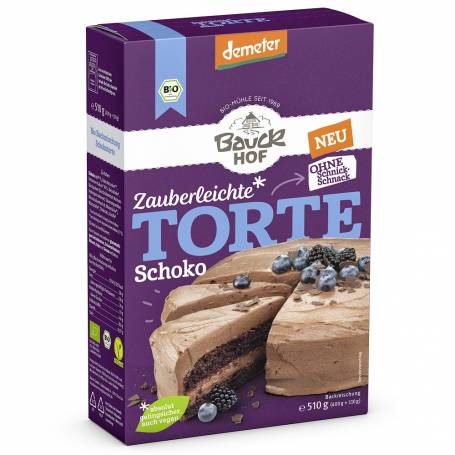 Mix pentru tort musuroi bio DEMETER BauckHofMix pentru tort musuroi, Demeter, eco-bio, 350 g, BauckHof