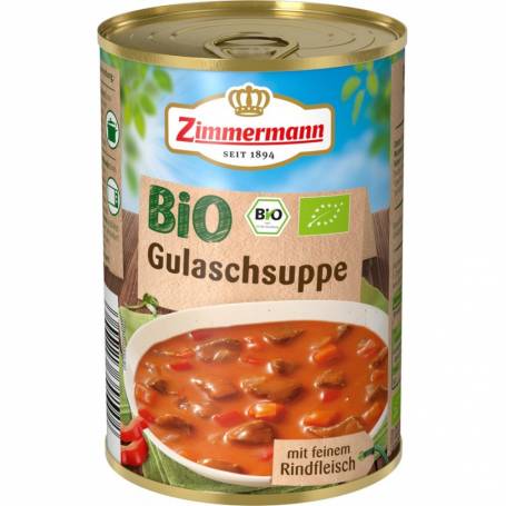 Gulas supa picanta, eco-bio, 400 g, Zimmermann
