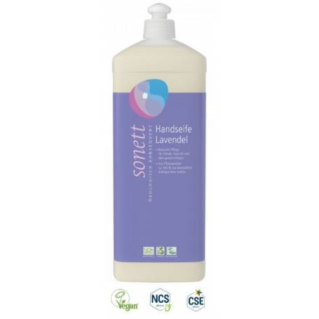 Sapun lichid cu lavanda pentru maini si corp Eco-Bio 1L - Sonett