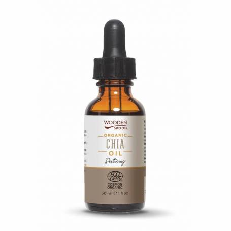 Ulei din seminte de Chia, eco-bio, 30 ml, Wooden Spoon