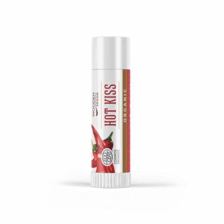 Balsam de buze, Hot Kiss, eco-bio, 4.3 ml, Wooden Spoon