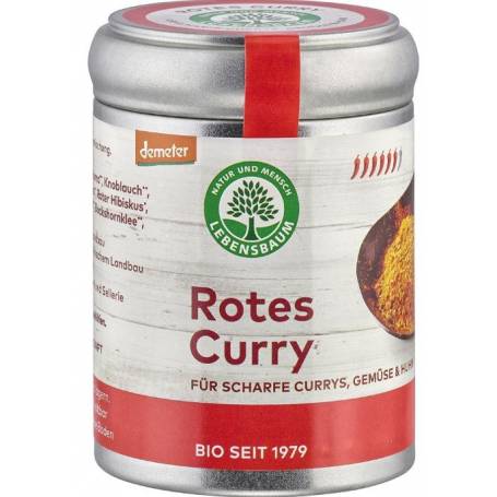 Curry rosu pentru orez, legume si carne Eco-Bio 55g - Lebensbaum