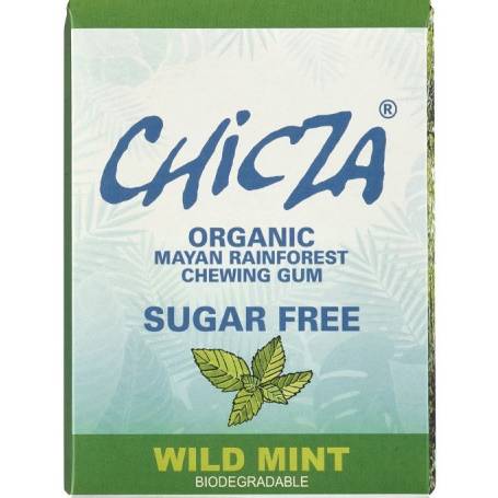 Guma de mestecat cu menta FARA ZAHAR Eco-Bio 30g - Chicza