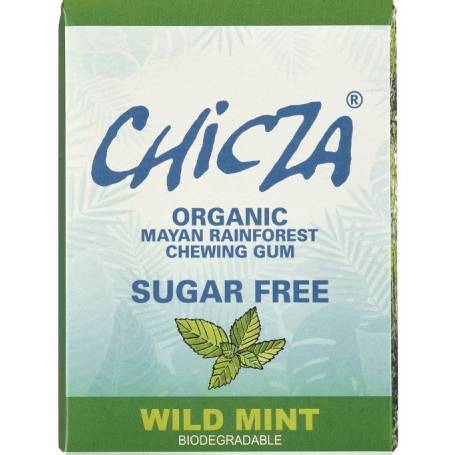 Guma de mestecat cu menta FARA ZAHAR Eco-Bio 30g - Chicza