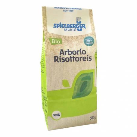 Orez risotto Arborio alb, eco-bio, 500 g, Spielberger