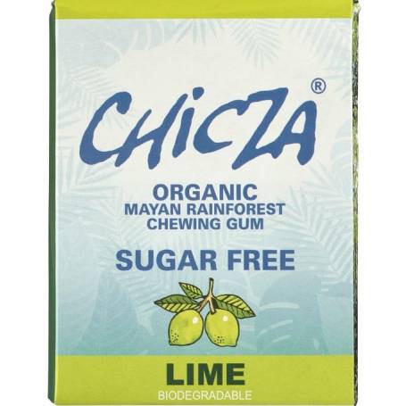 Guma de mestecat cu lime FARA ZAHAR Eco-Bio 30g - Chicza