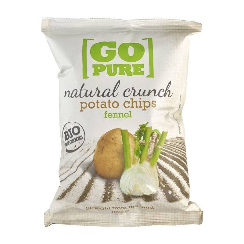 Chipsuri de cartofi cu fenicul Eco-Bio 125g - Go Pure