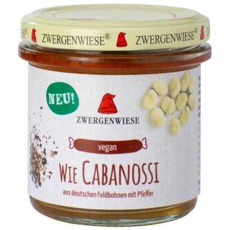 Crema tartinabila vegetala, eco-bio, fara gluten, 140 g, Cabanossi Zwergenwiese
