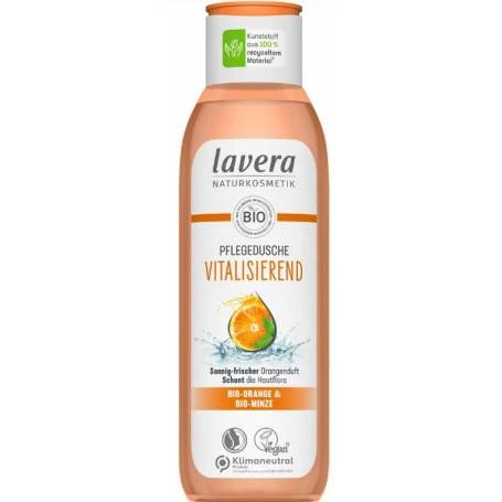 Gel de dus revitalizant cu portocala si menta Eco-Bio 250ml - Lavera