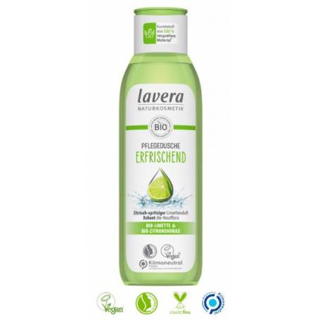 Gel de dus revigorant cu lime si lemongrass Eco-Bio 250ml - Lavera