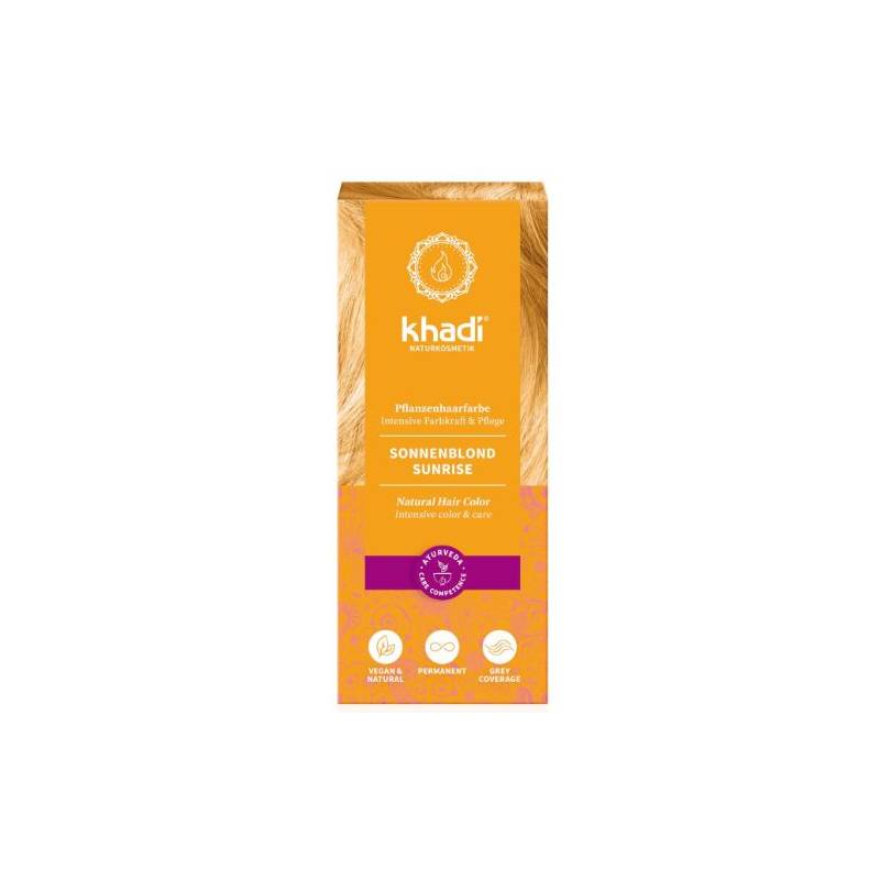 HENNA VOPSEA Naturala PAR BLOND SUNRISE 100g - Khadi
