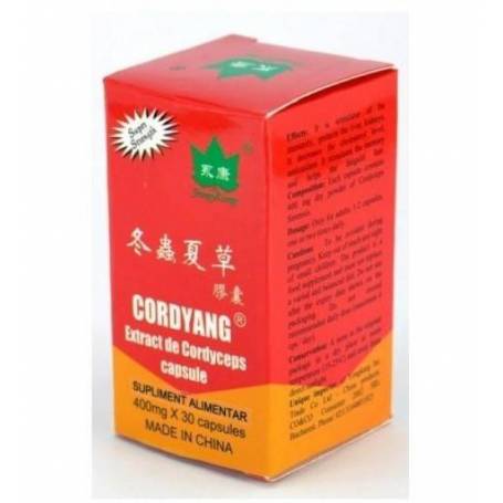 CORDYANG - Cordyceps sinensis extract 400mg - 30cps - Yong Kang