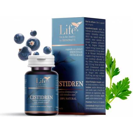 CISTIDREN capsule cu uleiuri esentiale 15 capsule - DVR Pharm