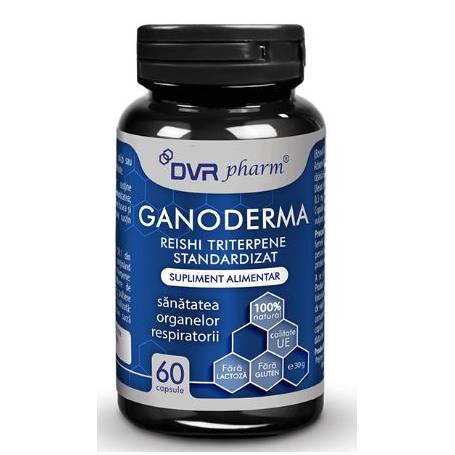 Ganoderma Reishi Triterpene Standardizat 60 capsule - DVR Pharm