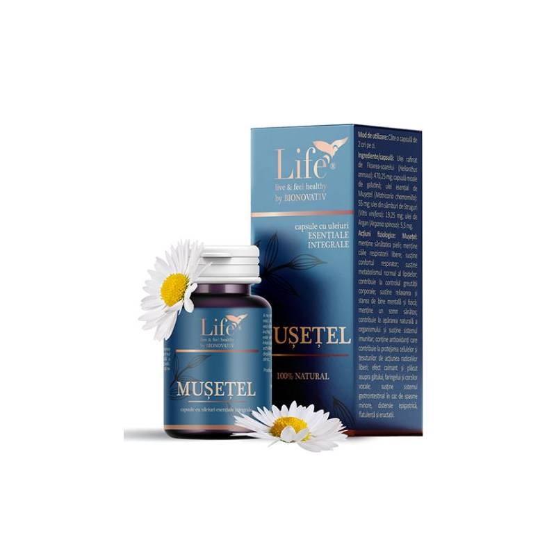 Musetel capsule cu uleiuri esentiale 15cps - DVR Pharm
