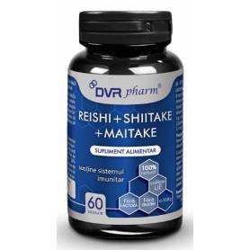 REISHI + SHIITAKE + MAITAKE  60 capsule - DVR Pharm
