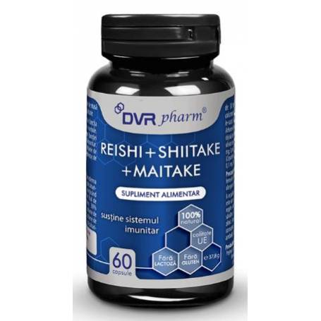 REISHI + SHIITAKE + MAITAKE  60 capsule - DVR Pharm