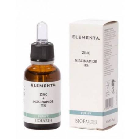 Ser de fata cu Niacinamida si Zinc, 30 ml, Elementa Bioearth