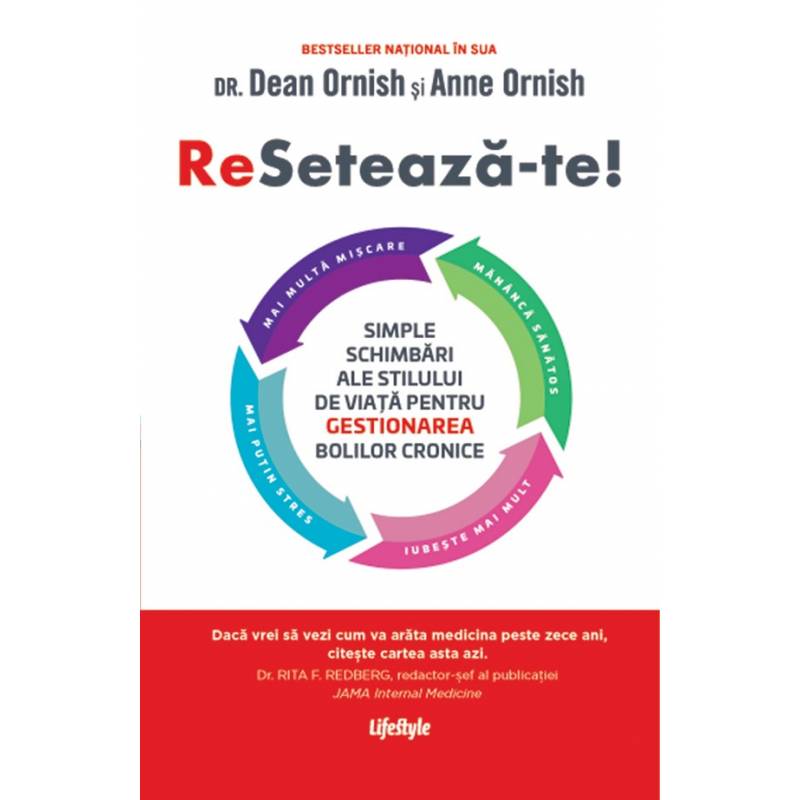 RESETEAZA-TE ! DR. DEAN ORNISH , ANNE ORNISH - carte - LIFESTYLE