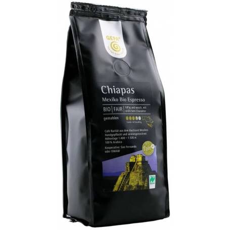 Cafea si fairtrade macinata Chiapas Mexico Espresso, 250g - Gepa