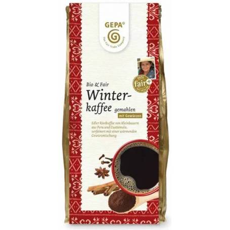 Cafea de iarna macinata, cu condimente, fairtrate, Eco-Bio 250g - Gepa