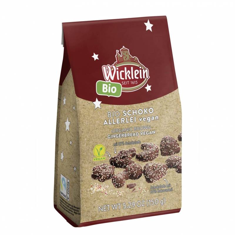 Selectie de turta dulce cu glazura de ciocolata Eco-Bio 150g -