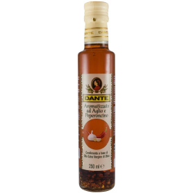 Ulei de masline extravirgin aromat cu usturoi si chili 250ml - Olio Dante