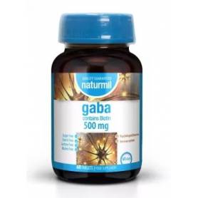 GABA 500mg cu biotina (B7) 50mg, 60 capsule - DIETMED-NATURMIL
