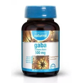 GABA 500mg cu biotina (B7) 50mg, 60 capsule - DIETMED-NATURMIL