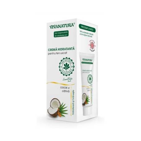 CREMA HIDRATANTA Pentru TEN USCAT 75ML - VIVANATURA