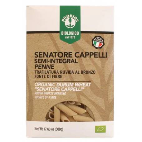 PENNE CAPPELLI DIN GRAU DURUM, SEMI INTEGRAL Eco-Bio 500g - PROBIOS