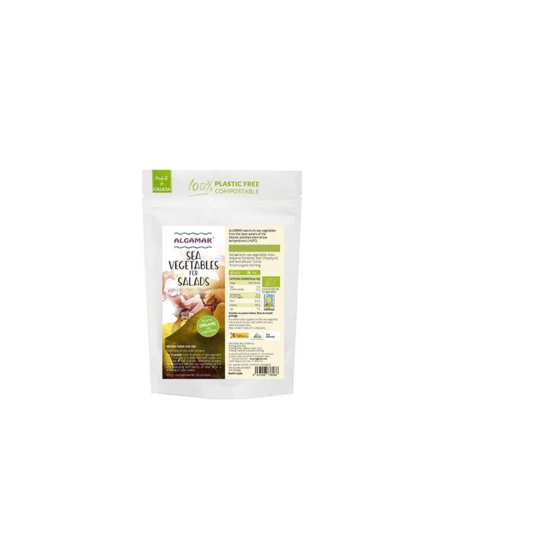Mix alge pentru salate raw, eco-bio, 50g, Algamar