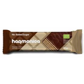 Napolitana Fara Zahar Invelita in Ciocolata Eco-Bio 40g - Harmonica