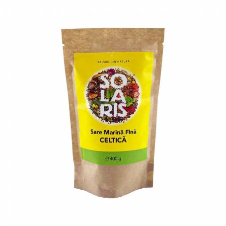 Sare marina fina celtica, 400 g, Solaris