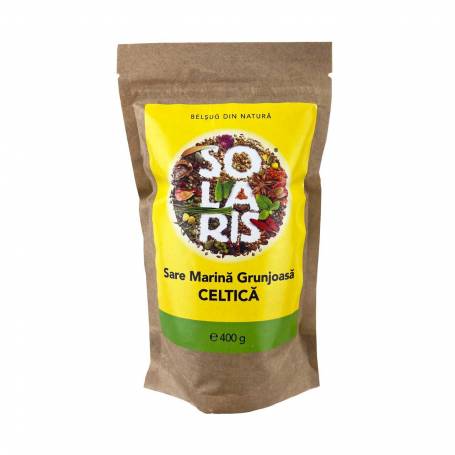 Sare marina celtica grunjoasa, 400 g, Solaris