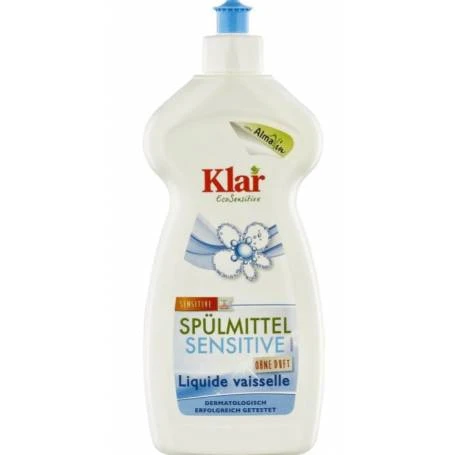 Detergent pentru vase Sensitive Eco-Bio 500ml - Klar