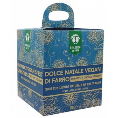 COZONAC VEGAN DE CRACIUN CU BUCATI DE CIOCOLATA Eco-Bio 300G - PROBIOS