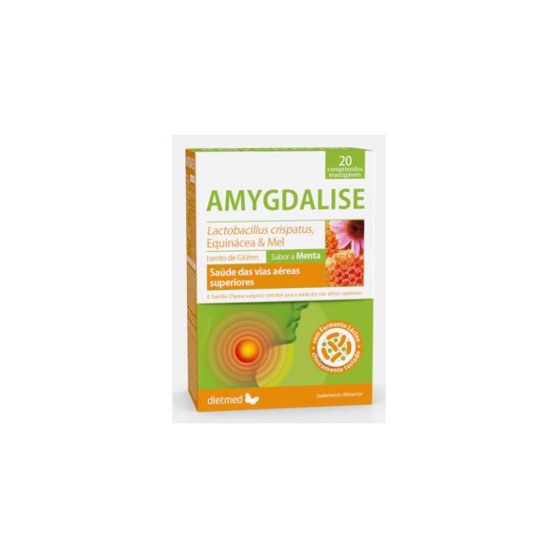 AMYGDALISE, dureri de gat si amigdalita, 20 comprimate masticabile -