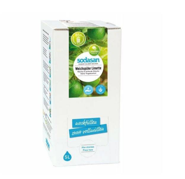 Balsam Pentru Rufe Cu Lime, Eco-bio, 5 L, Sodasan